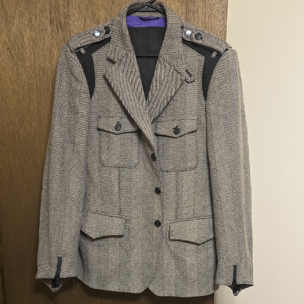 Richmond X herringbone jacket